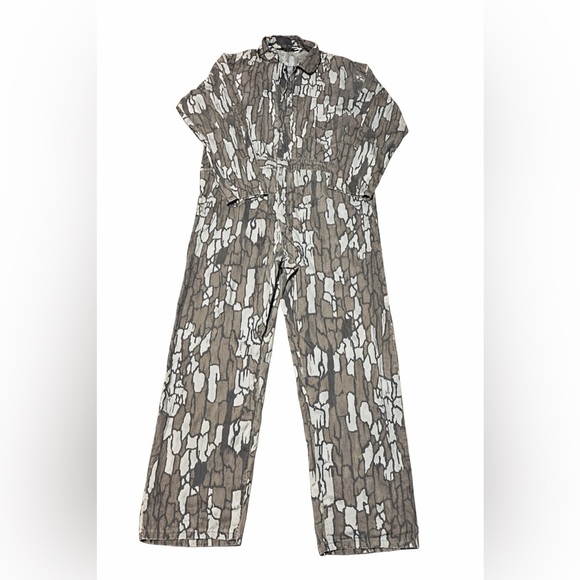 Redhead Bluebell Other - Vintage Redhead Blue Bell Trebark Camo Coveralls 90s Hunting